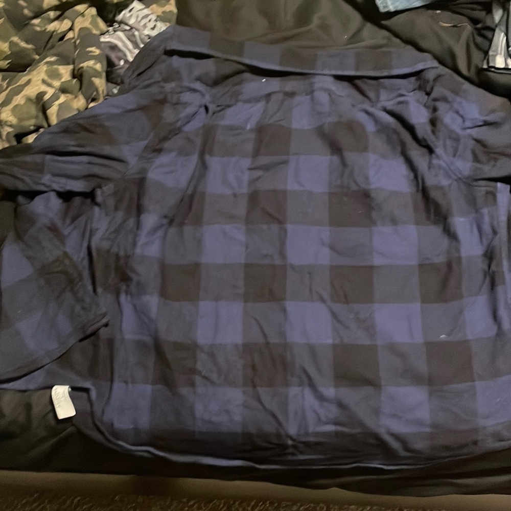 Blue flannel